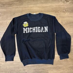 Custom University of Michigan Reverse Crewneck